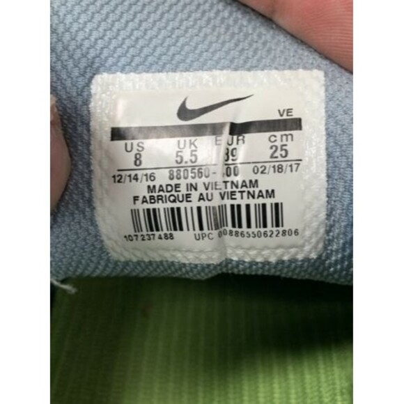 Nike Women's Size 8 Air Zoom Pegasus 34 Flywire Running Shoes 880560-400 Gray - Picture 7 of 10